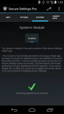 Secure Settings android App screenshot 5